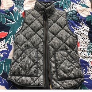 J. Crew puffer vest xs
